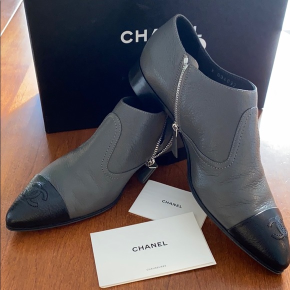 Authentic Chanel boots size 39.5 Brand new w/box - Picture 7 of 10